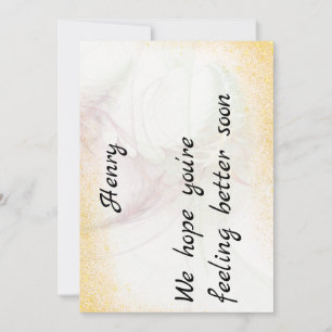 Get Well Card Einladung