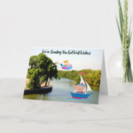 Get Well Card for Young Boy Dankeskarte