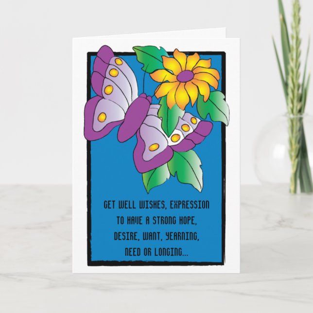 Get Well Card Karte (Vorderseite)