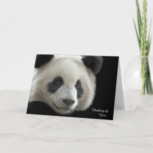 Get Well Card Panda Karte