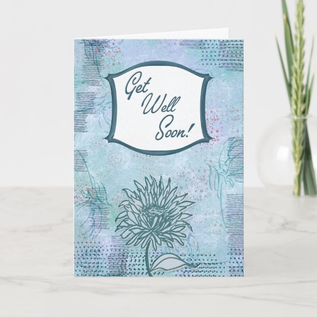 Get Well Daisy Card Karte (Vorderseite)