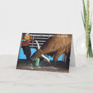 Get Well/ Ermutigungskarte - El Diablo Karte