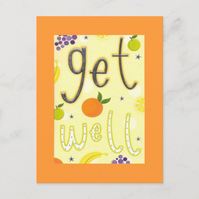 Get Well Postcard Postkarte (Vorderseite)