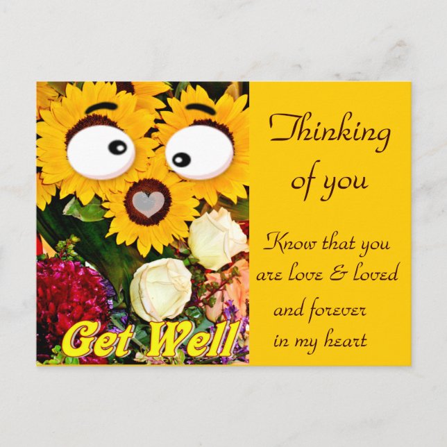 Get Well_ Postkarte (Vorderseite)