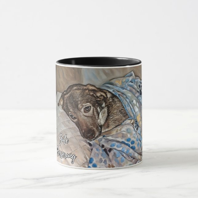 Get Well Soon in German  Mug Tasse (Zentrum)