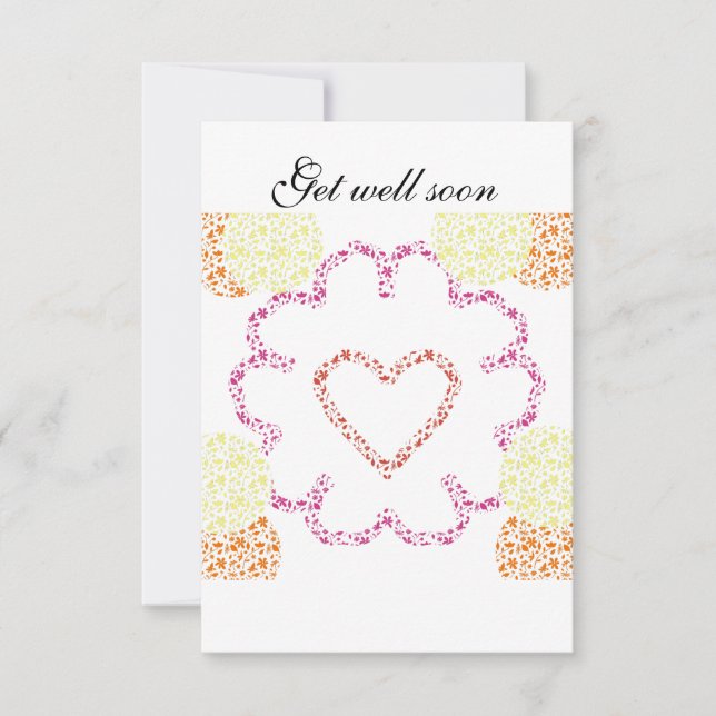 Get Well Soon Karte (Vorderseite)