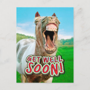 GET WELL SOON POSTKARTE