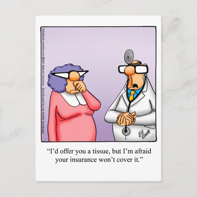 Get Well Spaß Postcard Postkarte (Vorderseite)