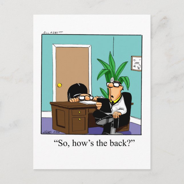 Get Well Spaß Postcard "Spectickles" Postkarte (Vorderseite)