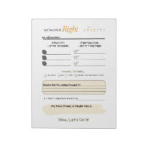 Get Your Mind RIGHT – 5-Minute Journal Notepad