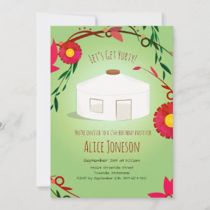 Get Yurty Geburtstag Einladung