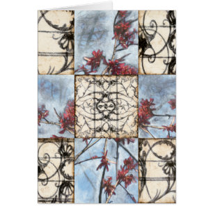 Getäfelte abstrakte Scrollwork Malerei