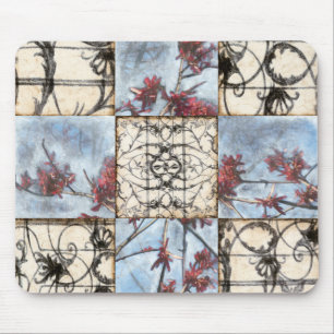 Getäfelte abstrakte Scrollwork Malerei Mousepad