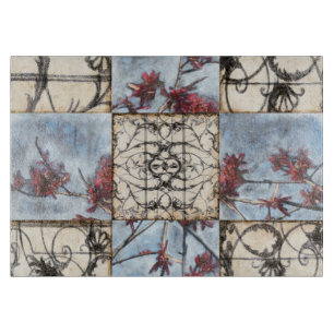 Getäfelte abstrakte Scrollwork Malerei Schneidebrett