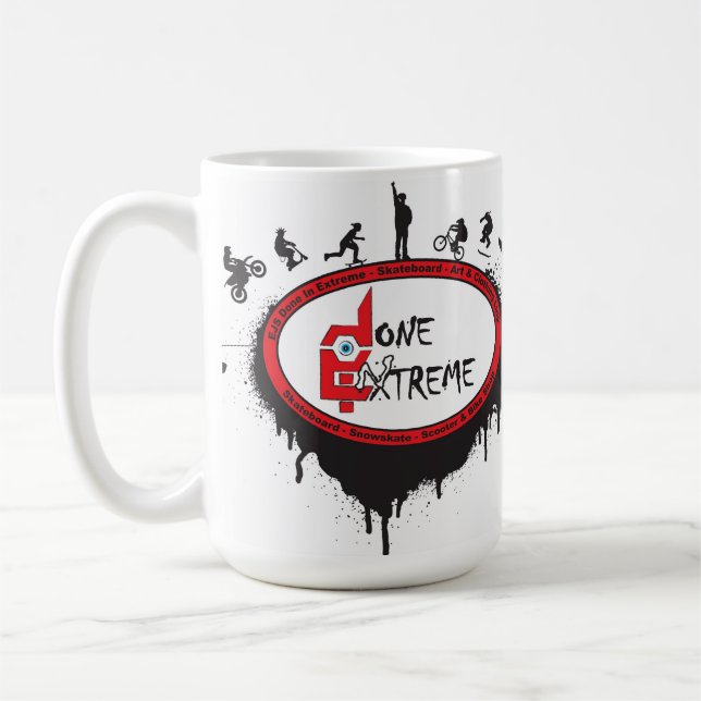 Getan in der extremen Tasse: Logo Tasse (Links)