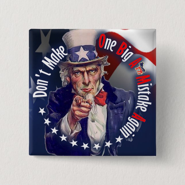 Getan machen Sie ein großes A ** Fehler wieder Button (Vorderseite)