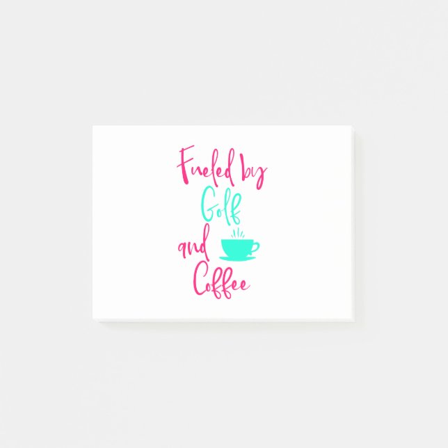 Getankt durch Golf-und Post-it Klebezettel (Vorderseite)