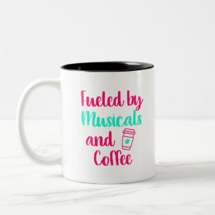 Getankt durch Musicals und Zweifarbige Tasse