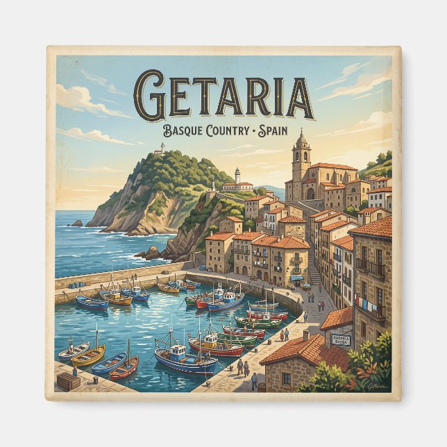 Getaria Spanien Magnet (Vorne)