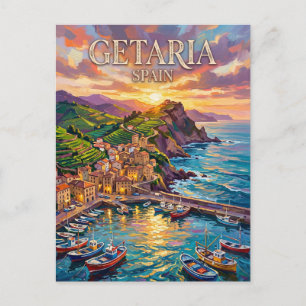 Getaria Spanien Postkarte