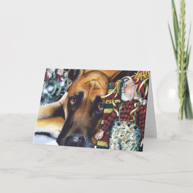 Getarnt Feiertagskarte (Vorderseite)