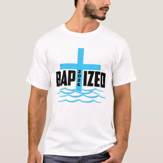 Getauft 2026 Christliches Kreuz & Wasser-Taufe T-Shirt