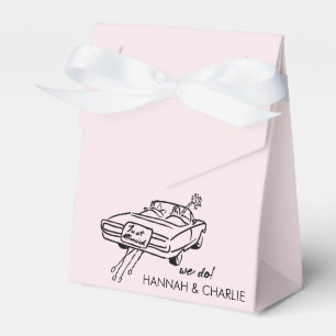 Getaway Car Sketch Wedding Geschenkschachtel