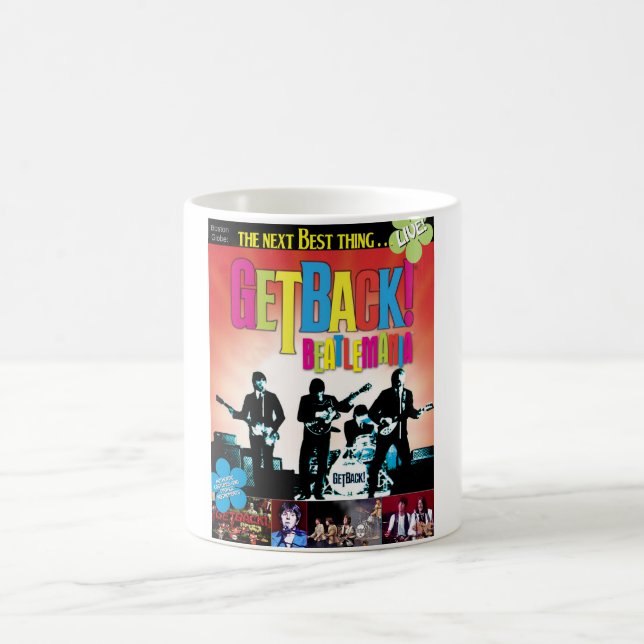 GetBack!® Beatlemania Offiziell Poster-Tasse Kaffeetasse (Mittel)