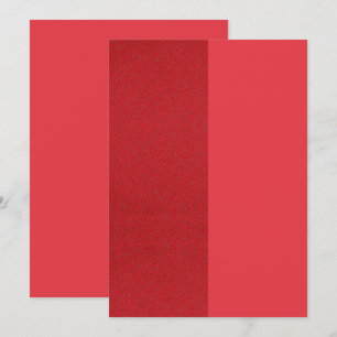 Geteilte Rote Dankeschön-Karte – Benutzerdefiniert Dankeskarte