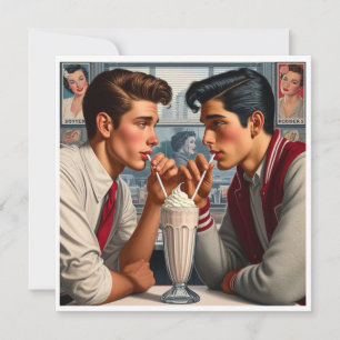 Geteilte Süße Schlucke Feiertagskarte