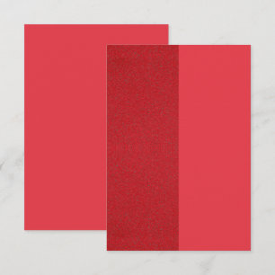 Geteilte Tomate Rot Texturierte Einschubkarte – An Begleitkarte