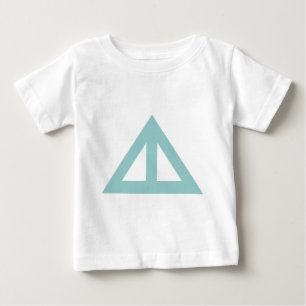 Geteilter Pfeil Dreieck Baby T-shirt