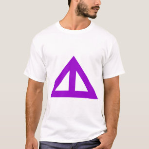 Geteilter Pfeil Dreieck T-Shirt