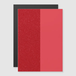Geteilter roter Tomaten-Glittermagnet – Anpassbar Magneteinladung