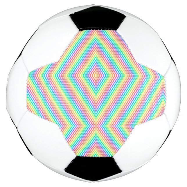 Geteiltes Bild, das ein Fußballdesign zeigt Fußball (Vorderseite)