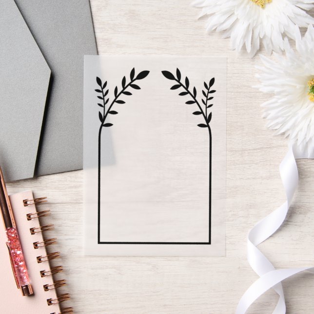 Geteiltes schwarzes Blumen-SVG-Rahmen (Hochzeit)
