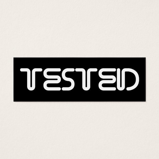 getestet (Vorderseite)