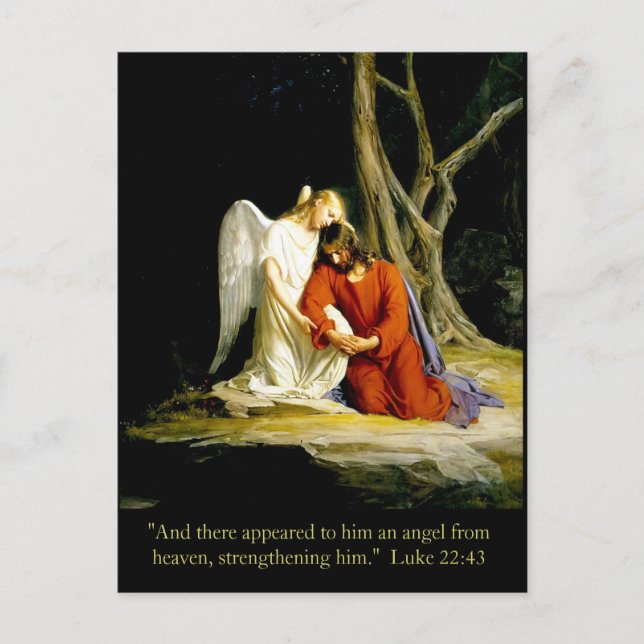 Gethsemane Carl Bloch Postkarte (Vorderseite)