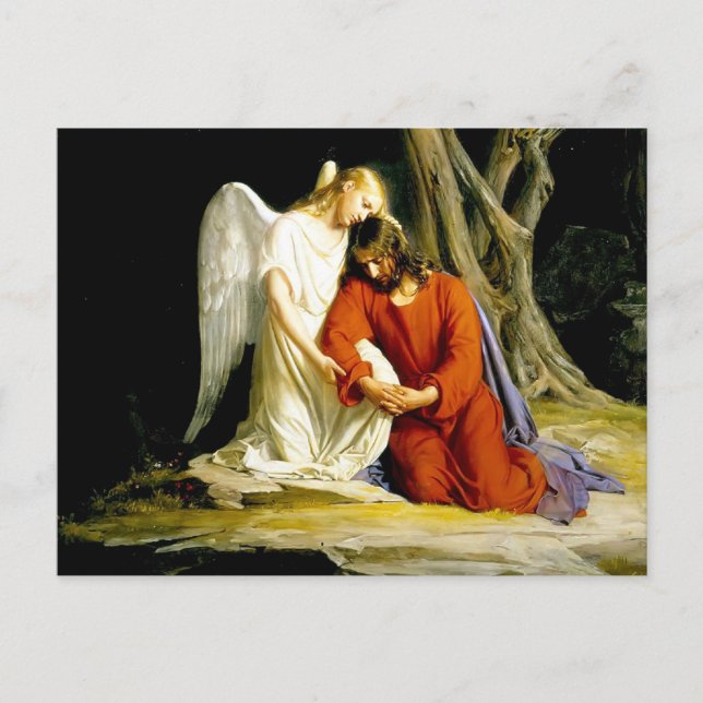 Gethsemane Carl Bloch Postkarte (Vorderseite)