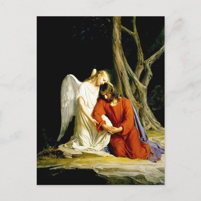 Gethsemane Carl Bloch Postkarte (Vorderseite)