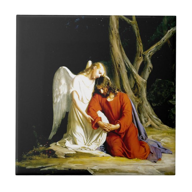 Gethsemane Karl Bloch Fliese (Vorderseite)