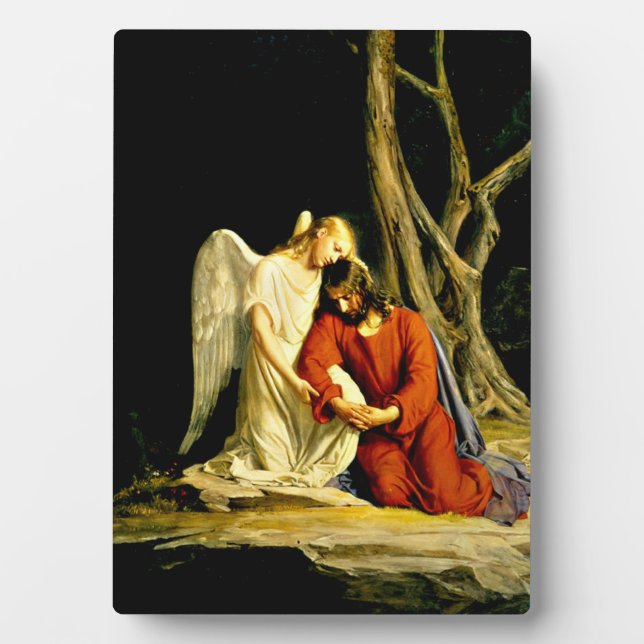 Gethsemane, schöne religiöse Malerei, 1805 Fotoplatte (Vorderseite)