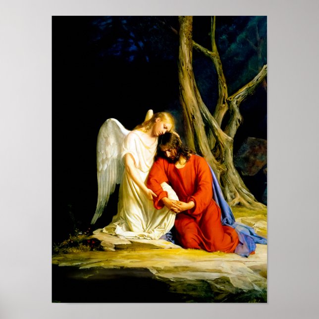 Gethsemane von Carl Bloch Poster (Vorne)