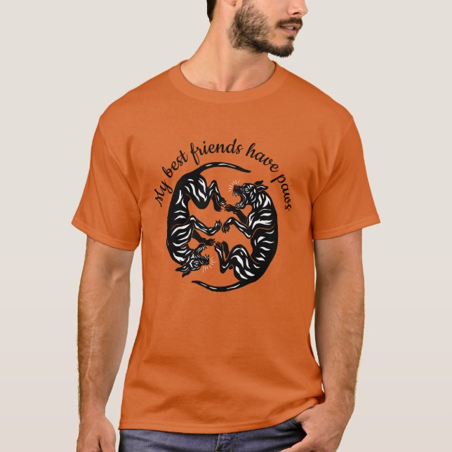 Getigerte Doggen  T-Shirt (Vorderseite)