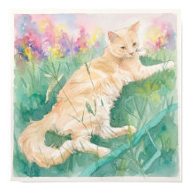 Getigerte Katze
