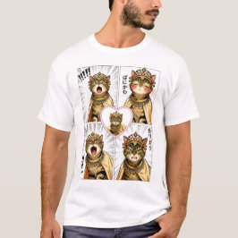 Getigerte Katze T-Shirt