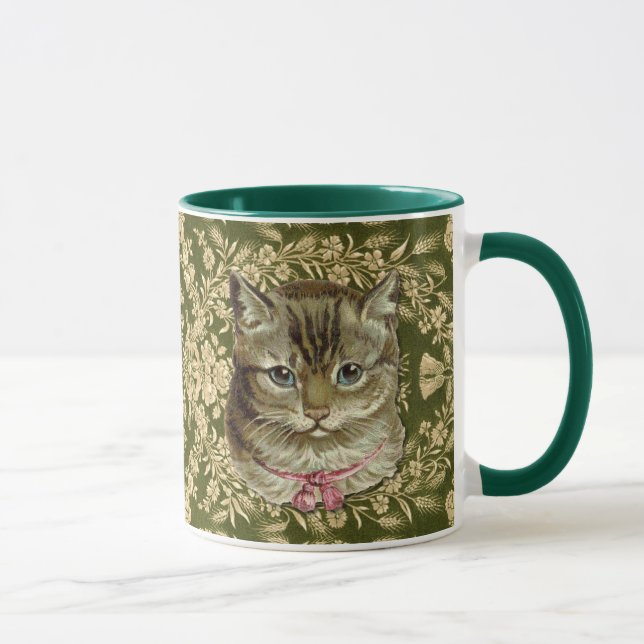 Getigerte Katze Tasse (Rechts)