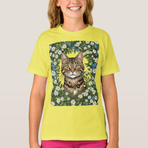 Getigerte Katze und Massachusetts-Mayfloren 3 T-Shirt