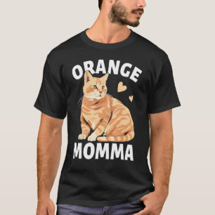 Getigerte Orange Katze Mama Orange Mama T-Shirt