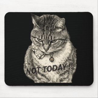 Getigerte "Tude "NICHT HEUTE" Mousepad